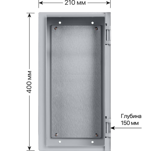 Щит с монтажной панелью TDM щмп-4.2.1-0 (400x210x150) ip54 народный эконом SQ0905-3406