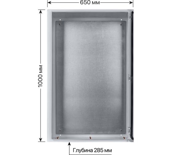 Щит с монтажной панелью TDM ELECTRIC щмп-5-0 (1000x650x285) ip54 народный эконом SQ0905-3412