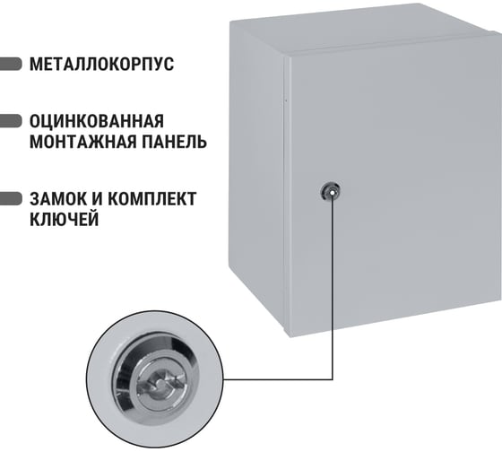 Щит с монтажной панелью TDM щмп-1-0 (395x310x220) ip54 народный эконом SQ0905-3401