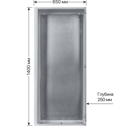 Щит с монтажной панелью TDM щмп-7-0 (1400x650x250) ip54 народный эконом SQ0905-3414