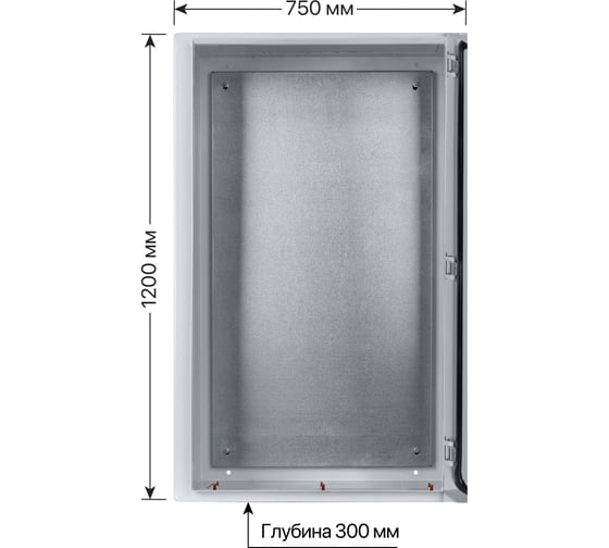 Щит с монтажной панелью TDM ELECTRIC щмп-6-0 (1200x750x300) ip54 народный эконом SQ0905-3413