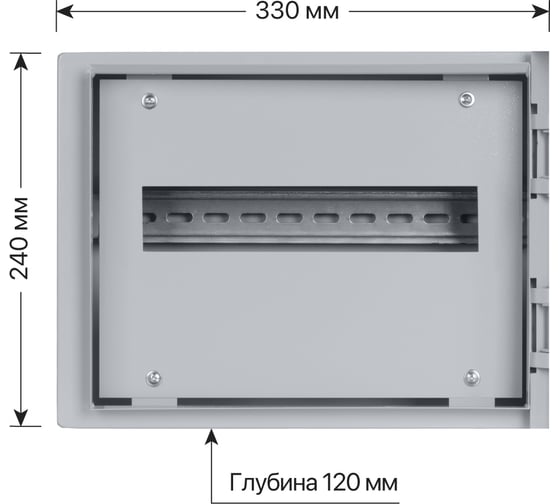 Распределительный наружный щит TDM щрн-12 (240x330x120) ip54 народный эконом SQ0905-3010
