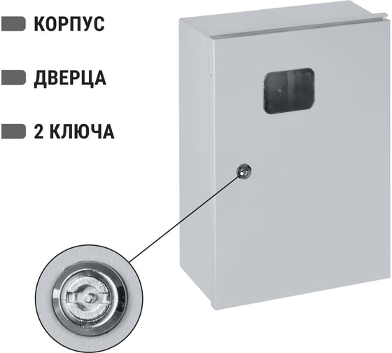 Учетно-распределительный щит TDM ELECTRIC щурн-3/12 (480x350x365) ip54 народный эконом SQ0905-3206