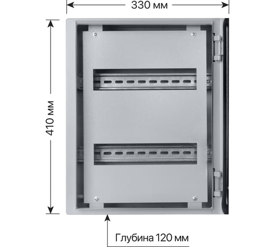 Распределительный наружный щит TDM щрн-24 (410x330x120) ip54 народный эконом SQ0905-3011