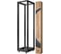 Открытая двухрамная усиленная стойка Cabeus 19", 45U, цвет черный RA-45U-1000-BK 2
