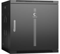 Телекоммуникационный настенный шкаф Cabeus 19" 15U цвет черный SH-05F-15U60/60m-R-BK
