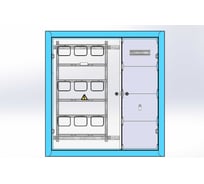 Корпус УЗОЛА ЩЭсВС-1x9-9хСЭ1-IP31-УХЛ4-/фальш-панели U0040000104