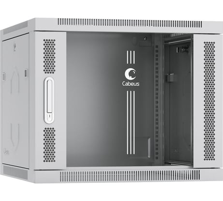 Телекоммуникационный настенный шкаф Cabeus 19" 9U цвет серый SH-05F-9U60/35