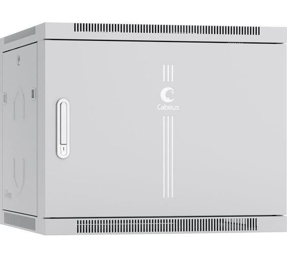 Телекоммуникационный настенный Шшаф Cabeus 19" 9U цвет серый SH-05F-9U60/35m 1