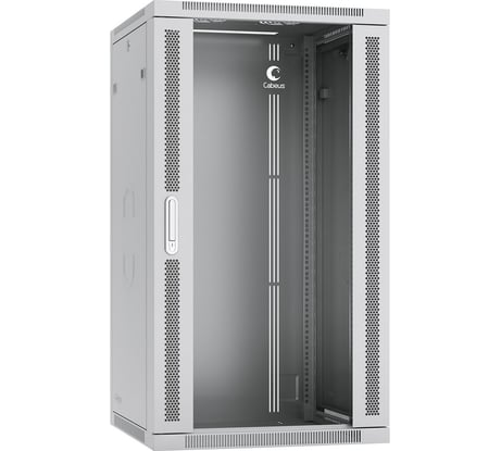 Телекоммуникационный настенный разобранный шкаф Cabeus 19" 22U цвет серый SH-05F-22U60/45-R