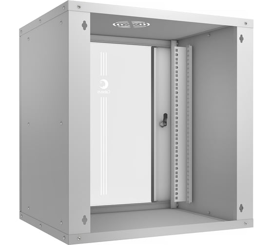 Телекоммуникационный настенный шкаф Cabeus 19" 12U, серия LIGHT разборный, цвет серый WSC-05D-12U55/45