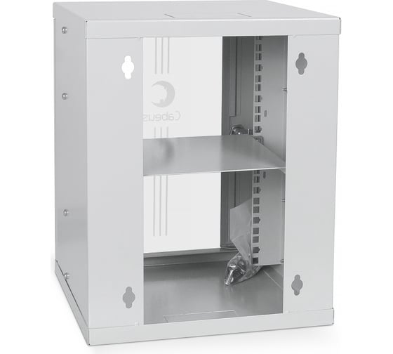 Телекоммуникационный настенный шкаф Cabeus 10" 8U дверь стекло WSC-8U