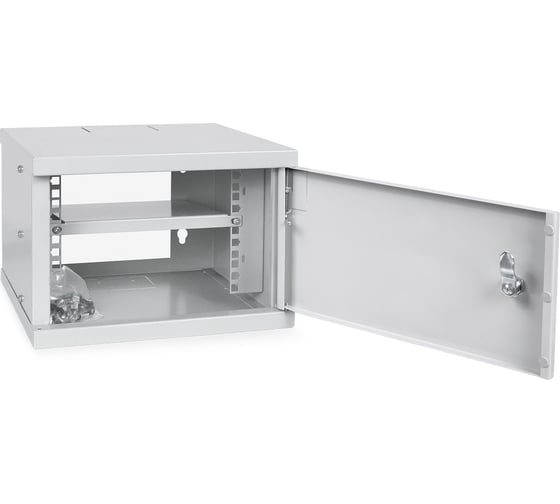 Телекоммуникационный настенный шкаф Cabeus 10" 4U дверь металл WSC-4Um