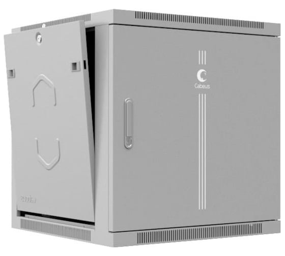 Телекоммуникационный настенный шкаф Cabeus 19" 9U цвет серый SH-05F-9U60/60m