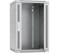 Телекоммуникационный настенный разобранный шкаф Cabeus 19" 18U цвет серый SH-05F-18U60/35-R