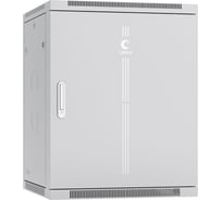 Телекоммуникационный настенный разобранный шкаф Cabeus 19" 15U цвет серый SH-05F-15U60/45m-R
