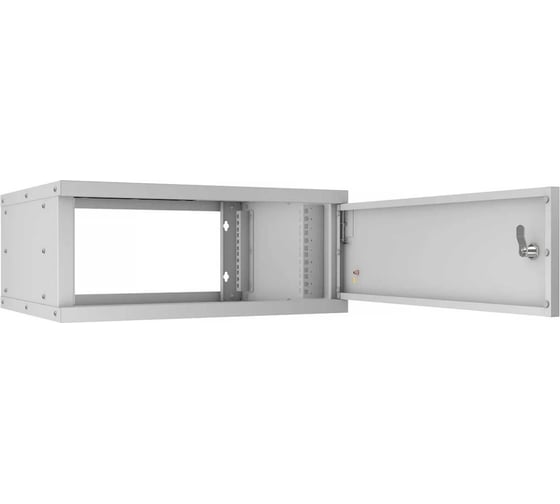 Телекоммуникационный настенный шкаф Cabeus 19" 4U, серия LIGHT разборный, цвет серый WSC-05D-4U55/45m