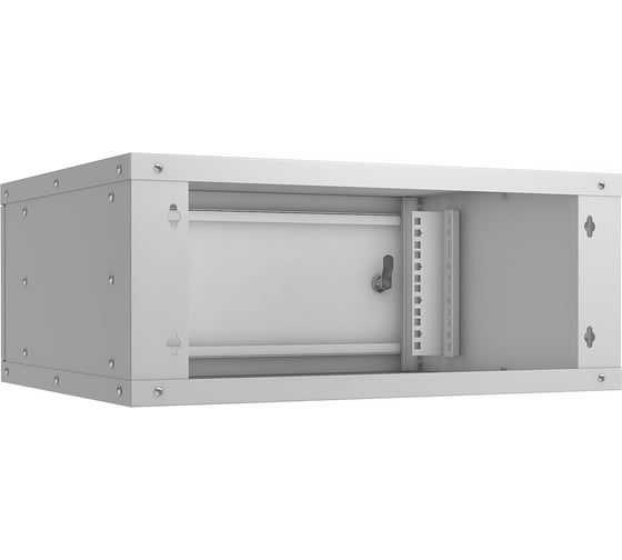 Телекоммуникационный настенный шкаф Cabeus 19" 4U, серия LIGHT разборный, цвет серый WSC-05D-4U55/45m