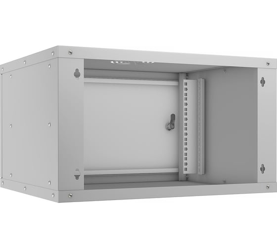 Телекоммуникационный настенный шкаф Cabeus 19" 6U, серия LIGHT разборный, цвет серый WSC-05D-6U55/45m