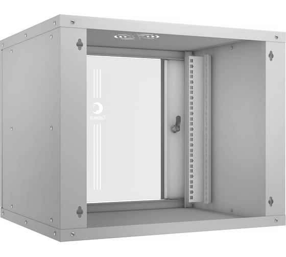 Телекоммуникационный настенный шкаф Cabeus 19" 9U, серия LIGHT разборный, цвет серый WSC-05D-9U55/45