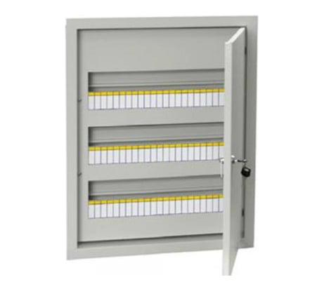 Металлический корпус встраиваемого щита распределения ЩРв-54з-3 36 УХЛ3 IP31 IEK TREND MKM14-V-54-30-T 315425