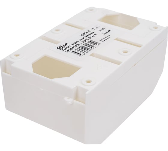 Корпус DEKraft ЩРH-П-2/4 31031DEK навесной модульный пластиковый 2-4мод. IP30 белый 1113505