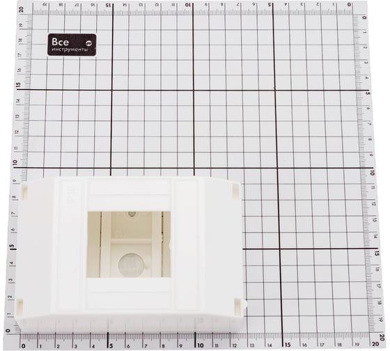Корпус DEKraft ЩРH-П-2/4 31031DEK навесной модульный пластиковый 2-4мод. IP30 белый 1113505