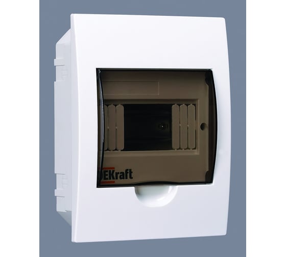 Корпус встраиваемый пластиковый ЩРВ-П, 6 мод., IP41 Dekraft 31002DEK