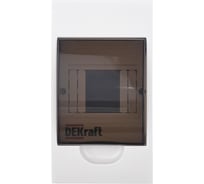Корпус навесной пластиковый DEKraft ЩРН-П, 4мод., IP41 31008DEK