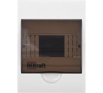 Корпус навесной модульный пластиковый DEKraft ЩРН-П-6, 6мод., IP41 31009DEK