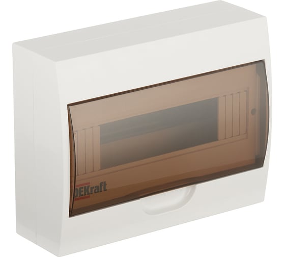 Корпус DEKraft ЩРН-П-12 31011DEK навесной модульный пластиковый 12мод. IP41 1113503