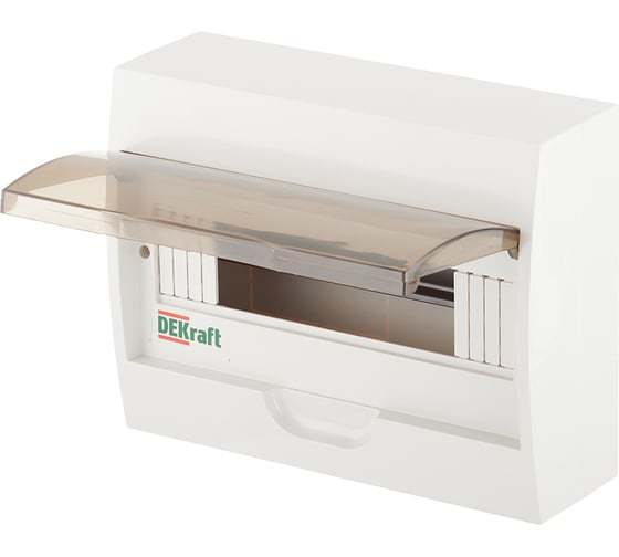 Корпус DEKraft ЩРН-П-12 31011DEK навесной модульный пластиковый 12мод. IP41 1113503