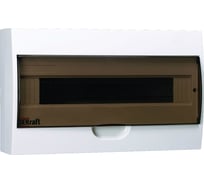 Корпус DEKraft ЩРН-П-18 31012DEK навесной модульный пластиковый 18мод. IP41 1113504