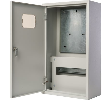 Корпус металлический учетный навесной Dekraft ЩРУН-3/12, IP31, 520x300x160, 3-фазный, 12 модулей, 30402DEK