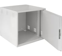 Настенный антивандальный шкаф сейфового типа 12U серый NETLAN EC-WS-126060-GY