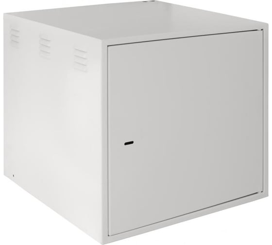 Настенный антивандальный шкаф сейфового типа 12U серый NETLAN EC-WS-126060-GY