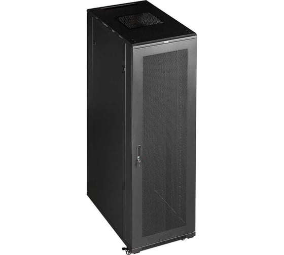 Шкаф TWT 19" Business, 22U 600x600, черный, передняя дверь перфорированная, задняя дверь распашная перфорированная TWT-CBB-22U-6x6-P1 1