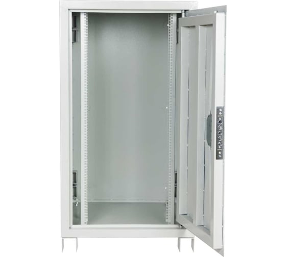 Телекоммуникационный антивандальный шкаф КДДС е-422 со стойками 19" 26u (тип 4) 715-1250-865 (шхвхг) с ножками УТ-00001602