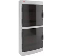 Настенный щиток с дверцей DKC 72 модуля, IP65, серый, с клеммным блоком 63А RB72W6TGD