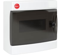 Настенный щиток с дверцей DKC 8 модулей, IP41, белый, с клеммным блоком 63А RB08W4TWD