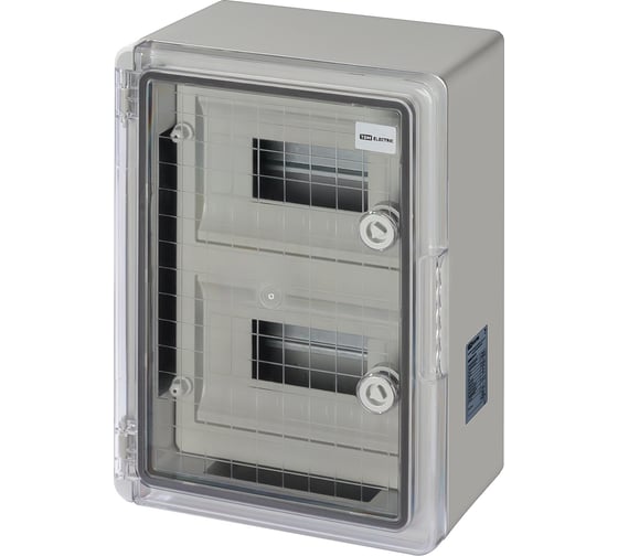 Бокс TDM ELECTRIC ЩРН-П-16 модулей, прозрачная крышка, ABS, IP65, от -45 до +75 С, навесной, (250x350x150) SQ0933-0215