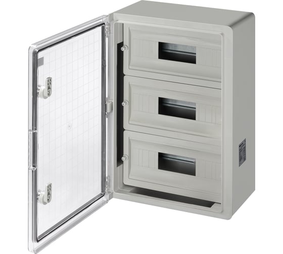 Бокс TDM ELECTRIC ЩРН-П-36 модулей, прозрачная крышка, ABS, IP65, от -45 до +75 С, навесной, (350x500x190) SQ0933-0217