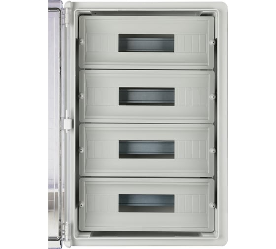 Бокс TDM ELECTRIC ЩРН-П-60 модулей, прозрачная крышка, ABS, IP65, от -45 до +75 С, навесной, (400x600x200) SQ0933-0218