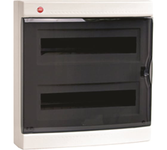 Щит DKC ЩРн-П-36 прозрачная дверца IP40 бел с клеммным блоком 84736 1