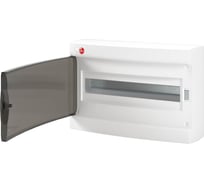 Щиток DKC ЩРн-П-18 прозрачная дверца IP41 белый с клеммным блоком 84718