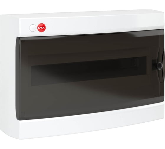 Щиток DKC ЩРн-П-18 прозрачная дверца IP41 белый с клеммным блоком 84718