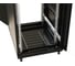 Шкаф WRline WR-TT-2266-AS-RAL9004 напольный 19-дюймовый, 22U, 1166x600x600 мм (ВхШхГ), передняя стеклянная дверь со стальными перфорированными боковинами, задняя дверь сплошная, цвет черный 3