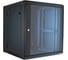 Настенный шкаф Wize Pro W12UR/RE12RU 19", 12U, 600x600 мм, передняя дверь стеклянная, задняя дверь - металл, откидная 104181 1