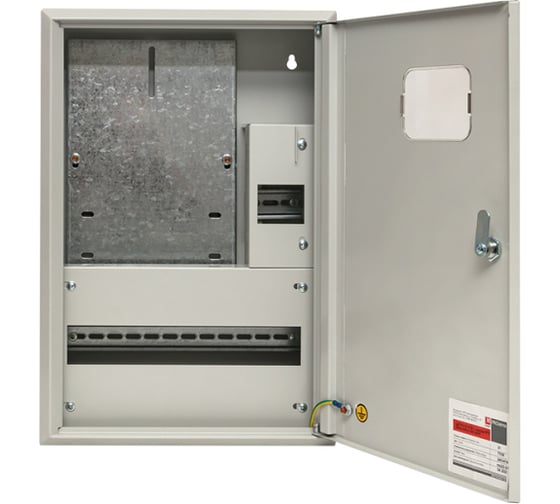 Учетно-распределительный навесной щит EKF ЩУРн 3/18 с окном IP31 500х340х120 под электросчетчик mb23-3/18e 6337715