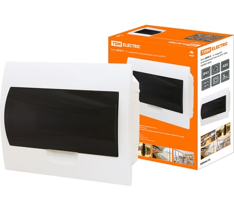 Бокс ЩРВ-П-12 модулей встраиваемый пластик TDM ELECTRIC SQ0902-0004